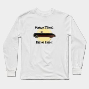 Vintage Wheels - Hudson Hornet Convertible Long Sleeve T-Shirt